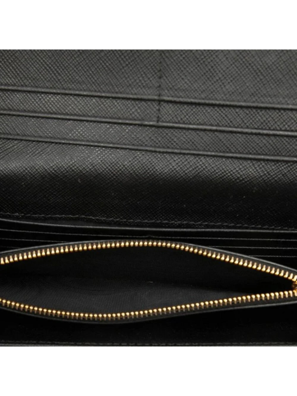 Prada Bifold Wallet Black Saffiano Leather